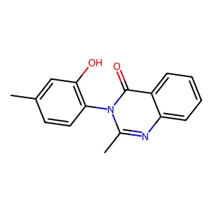 4(3H)-Quinazolinone, 3-(2-hydroxy-p-tolyl)-2-methyl- structure