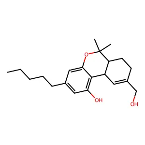 11-Hydroxytetrahydrocannabinol structure