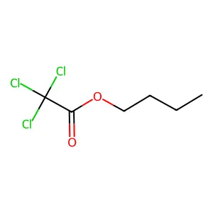 Butyl trichloroacetate structure