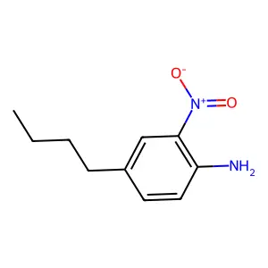 4-butyl-2-nitroaniline structure