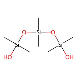 bis[[hydroxy(dimethyl)silyl]oxy]-dimethylsilane structure