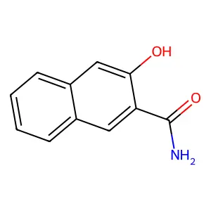 3-Hydroxy-2-naphthamide structure
