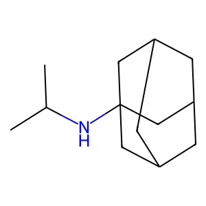 Tricyclo(3.3.1.1(3,7))decan-1-amine, N-(1-methylethyl)- structure