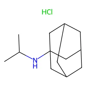 N-Isopropyl-1-adamantanamine hydrochloride structure