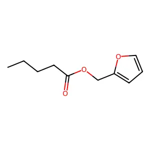 Furfuryl pentanoate structure