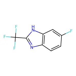 6-fluoro-2-(trifluoromethyl)-1H-benzimidazole structure