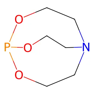 2,8,9-trioxa-5-aza-1-phosphabicyclo[3.3.3]undecane structure