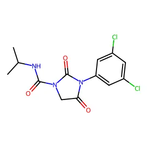 3-(3,5-dichlorophenyl)-2,4-dioxo-N-propan-2-ylimidazolidine-1-carboxamide structure