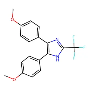 Compound C18H15F3N2O2 structure