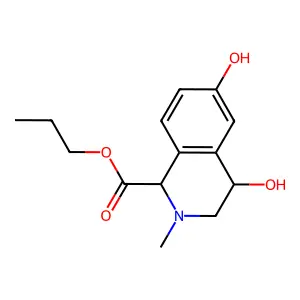 propyl 4,6-dihydroxy-2-methyl-3,4-dihydro-1H-isoquinoline-1-carboxylate structure