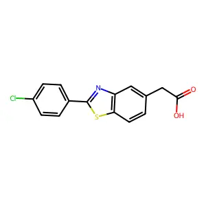 Compound C15H10ClNO2S structure