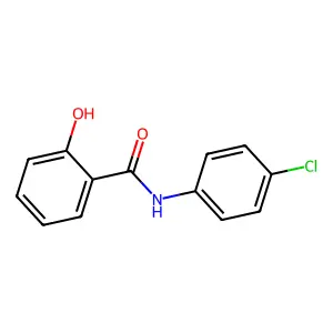 N-(4-chlorophenyl)-2-hydroxybenzamide structure