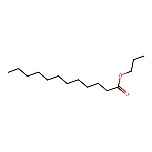 Propyl dodecanoate structure