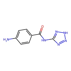 Compound C8H8N6O structure