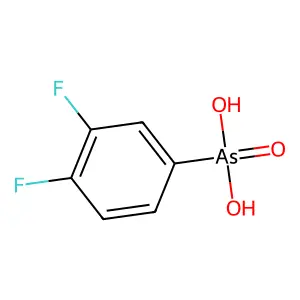 (3,4-difluorophenyl)arsonic acid structure