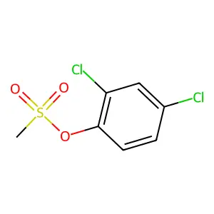 (2,4-dichlorophenyl) methanesulfonate structure