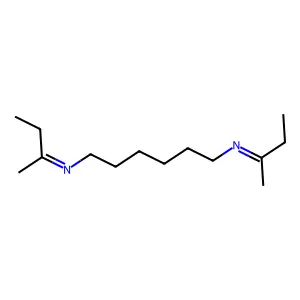 N-[6-(butan-2-ylideneamino)hexyl]butan-2-imine structure