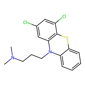 Dichlorpromazine structure