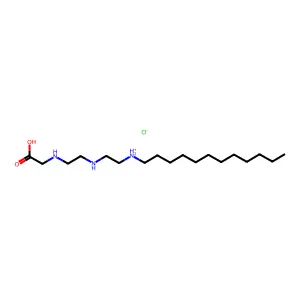 2-[2-(carboxymethylamino)ethylamino]ethyl-dodecylazanium chloride structure