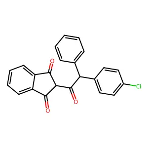 CHLOROPHACINONE structure