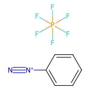 Phenyldiazonium hexafluorophosphate structure