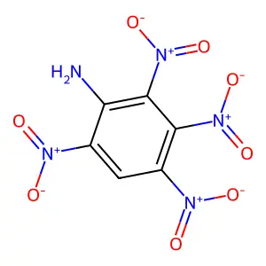 Compound C6H3N5O8 structure
