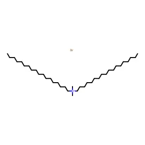 Dimethyldioctadecylammonium bromide structure