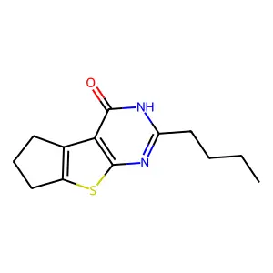 10-butyl-7-thia-9,11-diazatricyclo[6.4.0.02,6]dodeca-1(8),2(6),9-trien-12-one structure