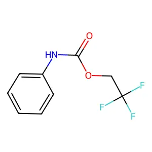 2,2,2-trifluoroethyl N-phenylcarbamate structure