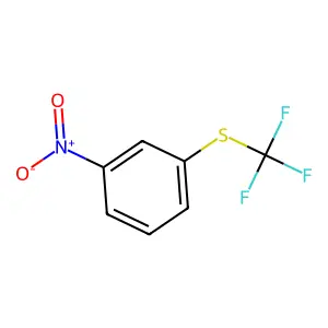 1-nitro-3-(trifluoromethylsulfanyl)benzene structure