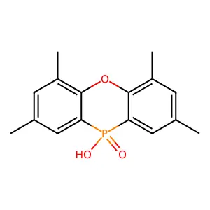 10-hydroxy-2,4,6,8-tetramethylphenoxaphosphinine 10-oxide structure