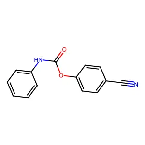 4-cyanophenyl N-phenylcarbamate structure
