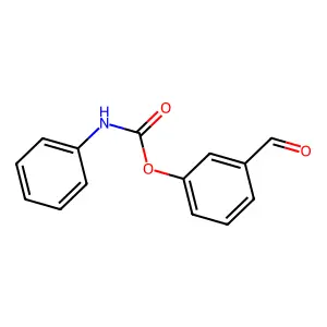 (3-formylphenyl) N-phenylcarbamate structure