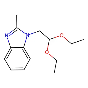 1-(2,2-diethoxyethyl)-2-methylbenzimidazole structure