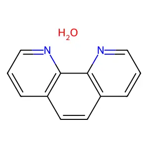 1,10-Phenanthroline hydrate structure