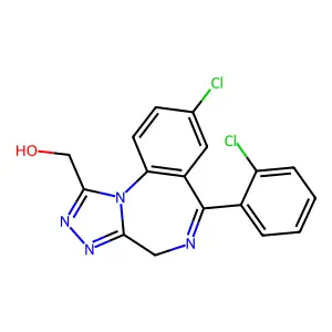 alpha-Hydroxytriazolam structure