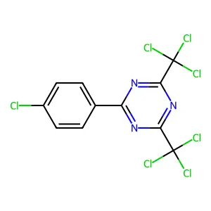 Compound C11H4Cl7N3 structure