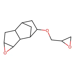 10-(oxiran-2-ylmethoxy)-4-oxatetracyclo[6.2.1.02,7.03,5]undecane structure
