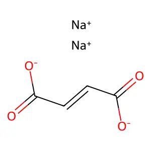 Disodium 2-butenedioate structure
