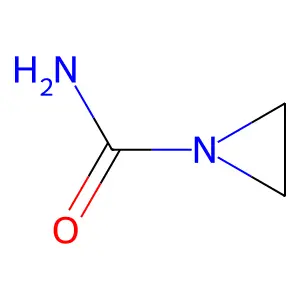 1-AZIRIDINECARBOXAMIDE structure