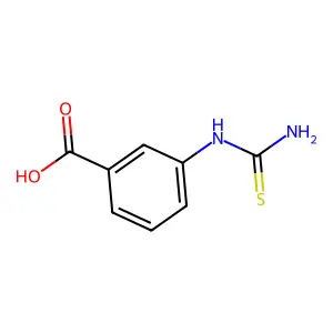 1-(3-Carboxyphenyl)-2-thiourea structure