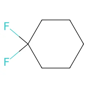 1,1-Difluorocyclohexane structure