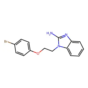 1-[2-(4-bromophenoxy)ethyl]-1h-benzimidazol-2-amine structure