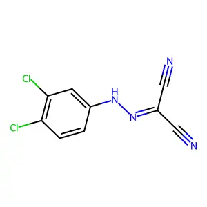 Compound C9H4Cl2N4 structure