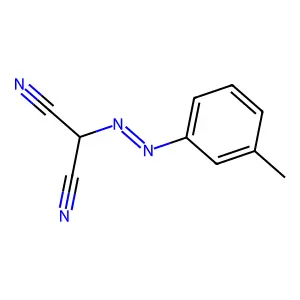 (m-Tolylazo)malononitrile structure