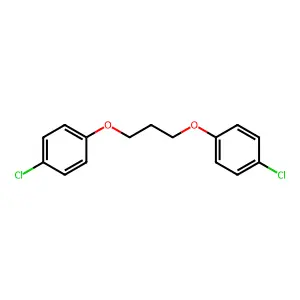1,1'-[propane-1,3-diylbis(oxy)]bis(4-chlorobenzene) structure