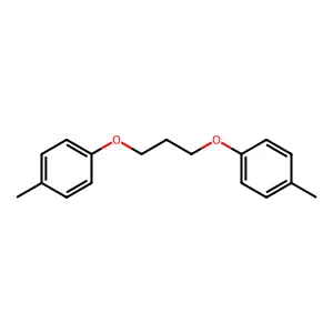 1,3-di(4-methylphenoxy)propane structure