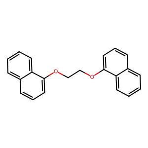 1-[2-(1-naphthyloxy)ethoxy]naphthalene structure