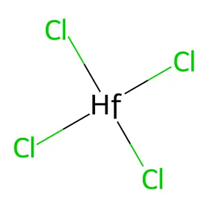 Hafnium tetrachloride structure