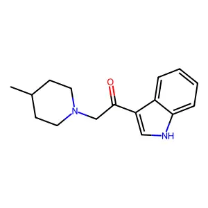 1-(1H-indol-3-yl)-2-(4-methylpiperidin-1-yl)ethanone structure
